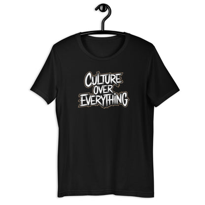 Culture Over Everything T-Shirt - Bold Black Apparel