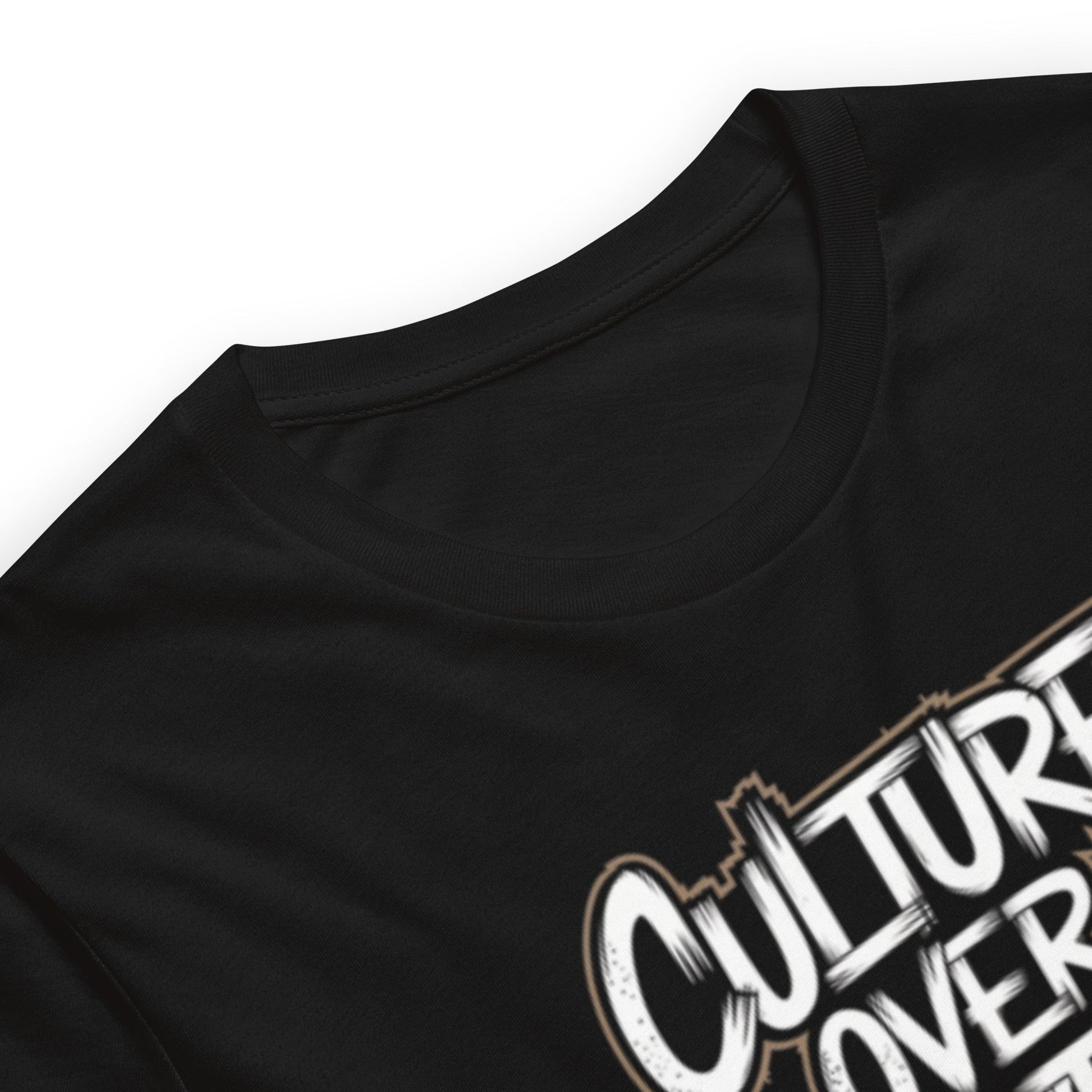 Culture Over Everything T-Shirt - Bold Black Apparel