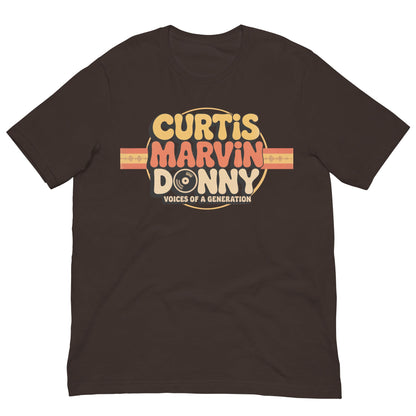 Curtis, Marvin, Donny T-Shirt - Bold Black Apparel
