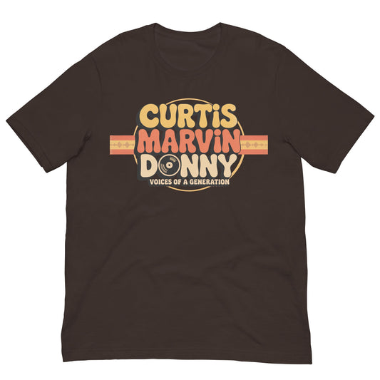 Curtis, Marvin, Donny T-Shirt - Bold Black Apparel