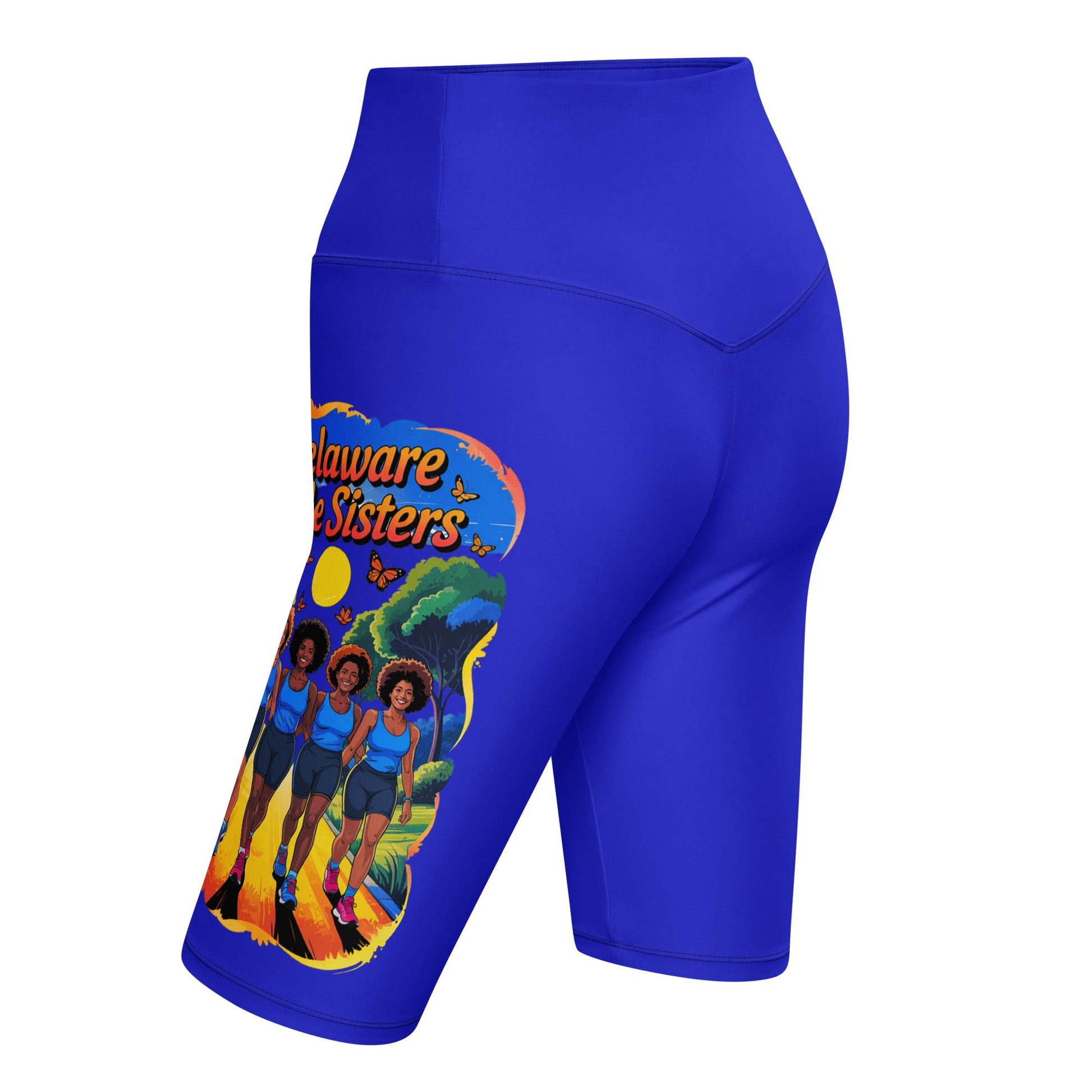 Delaware Sole Sister Trail Biker Shorts - Bold Black Apparel