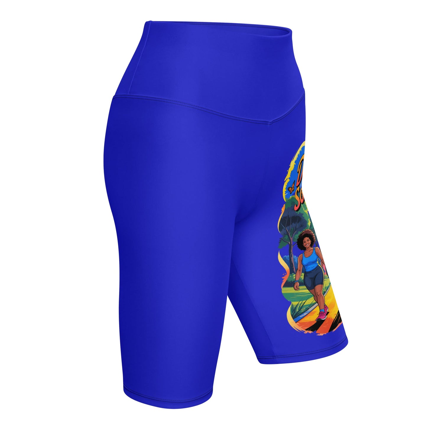 Delaware Sole Sister Trail Biker Shorts - Bold Black Apparel