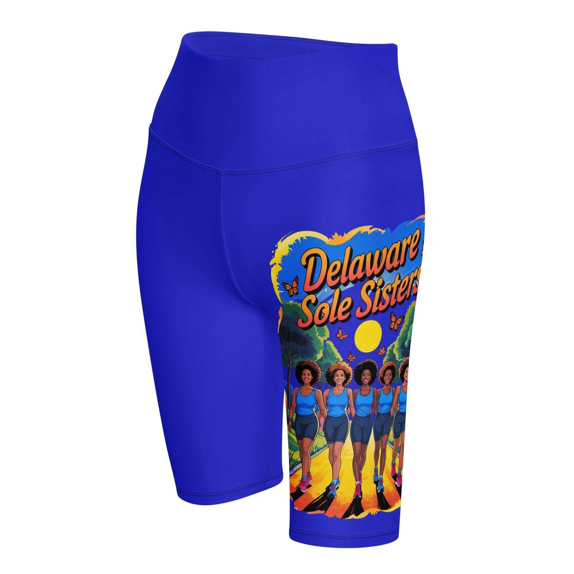 Delaware Sole Sister Trail Biker Shorts - Bold Black Apparel