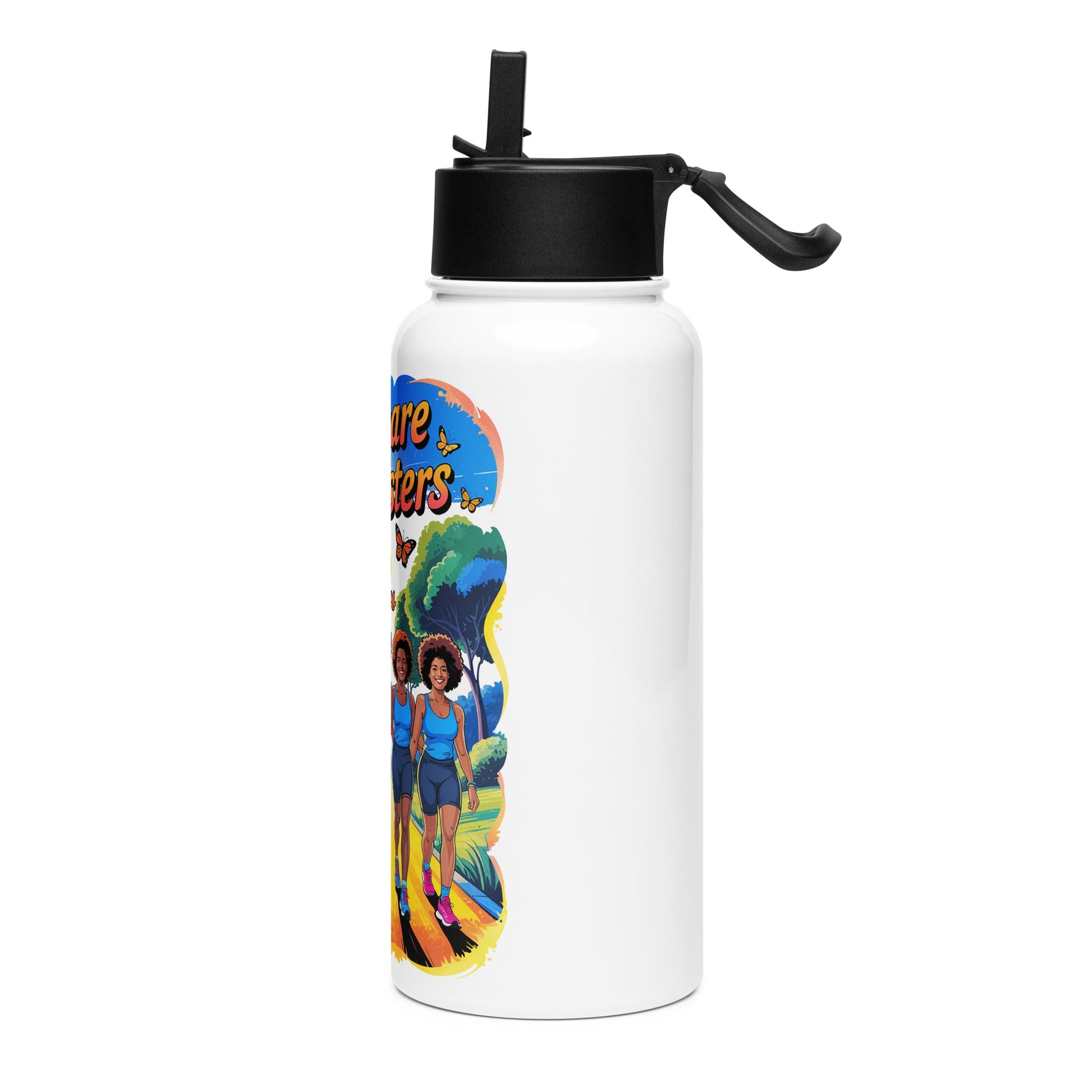 Delaware Sole Sisters Trail Stainless Steel Water Bottle - Bold Black Apparel