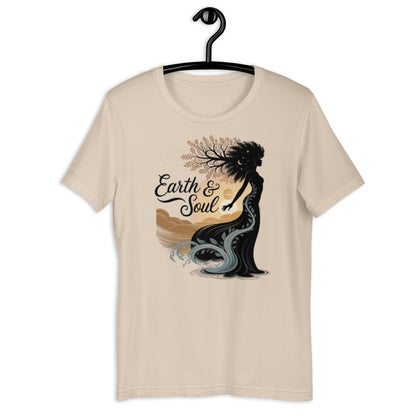 Earth & Soul T-Shirt - Bold Black Apparel