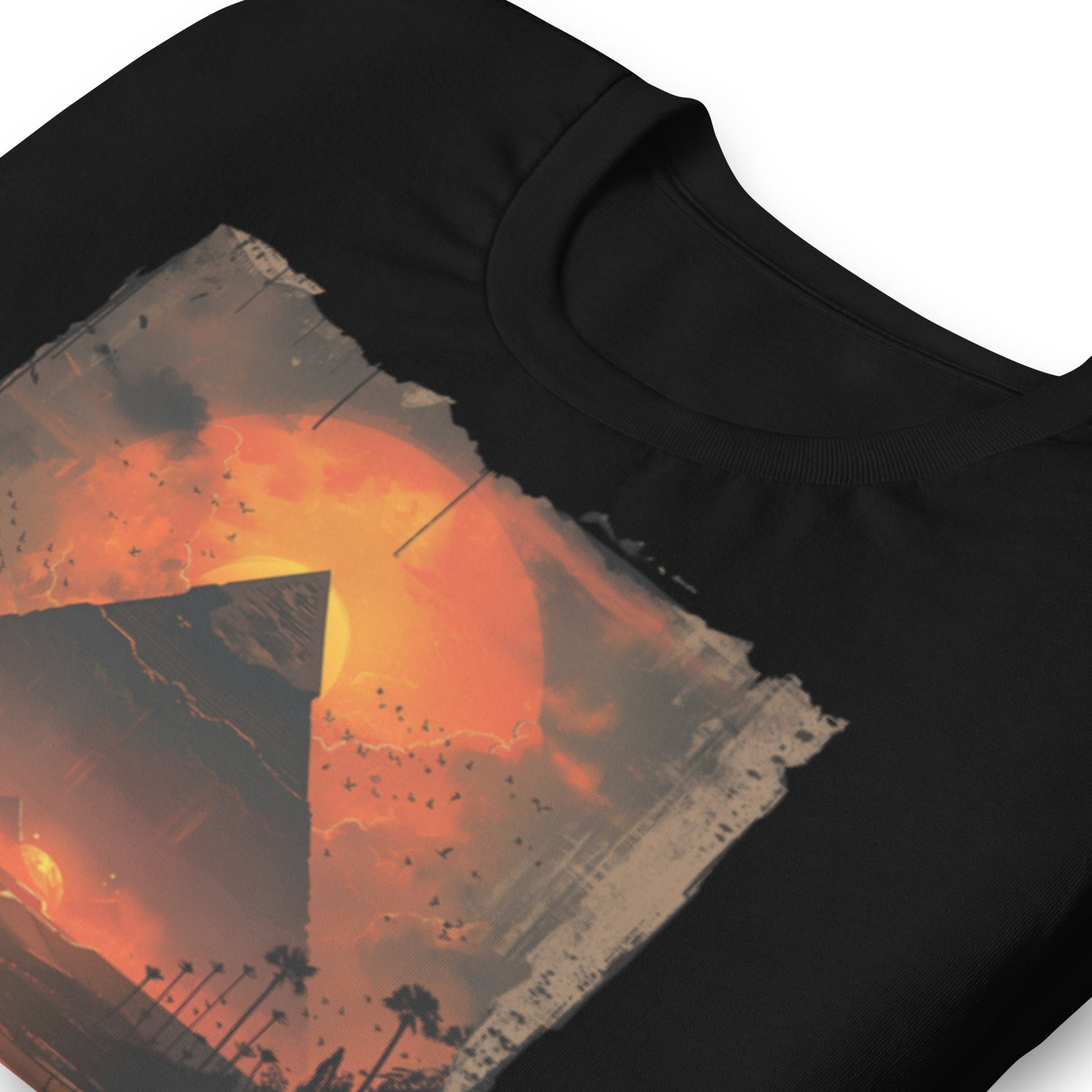 Egyptian Pyramids Graphic T-Shirt - Bold Black Apparel