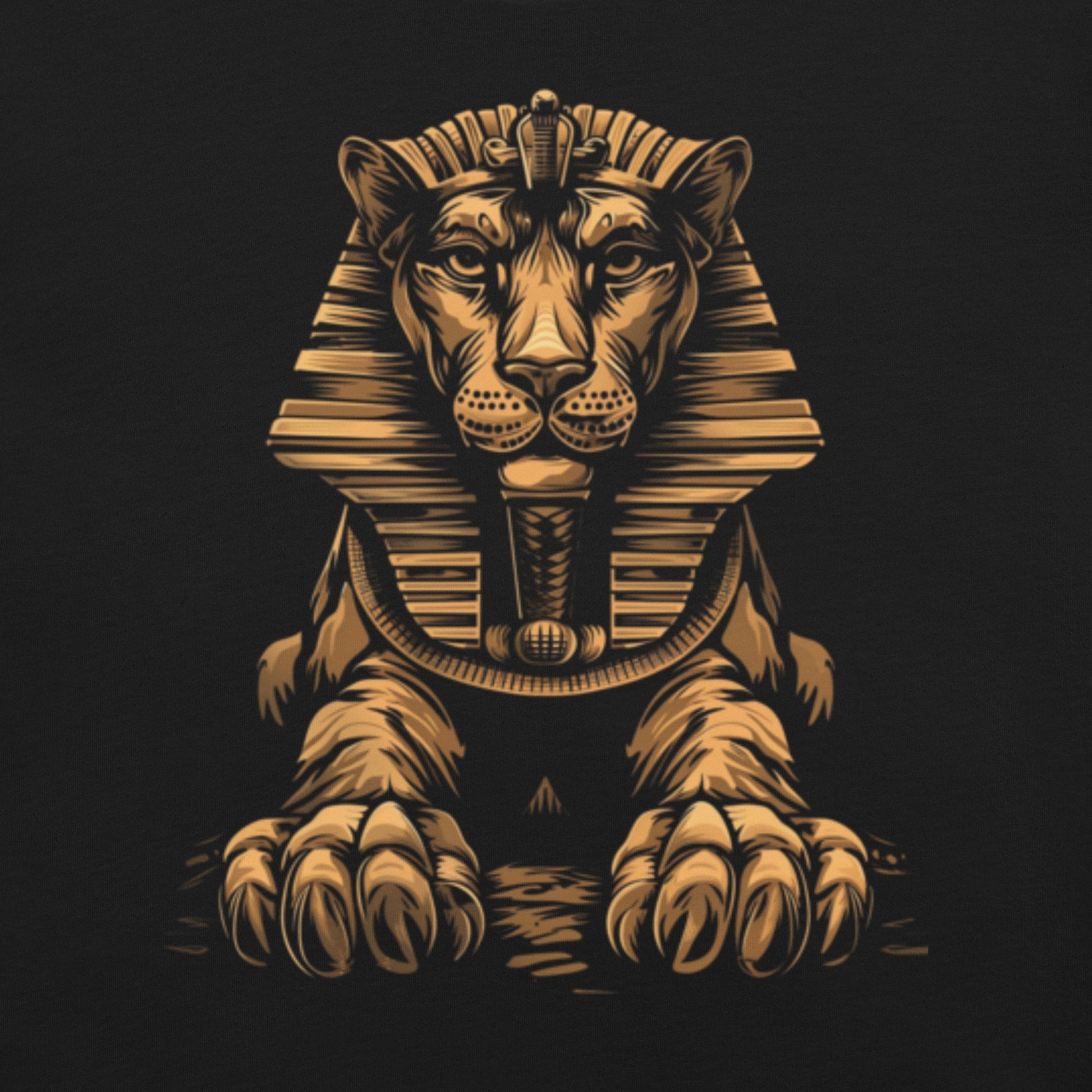 Egyptian Sphinx T-Shirt - Bold Black Apparel