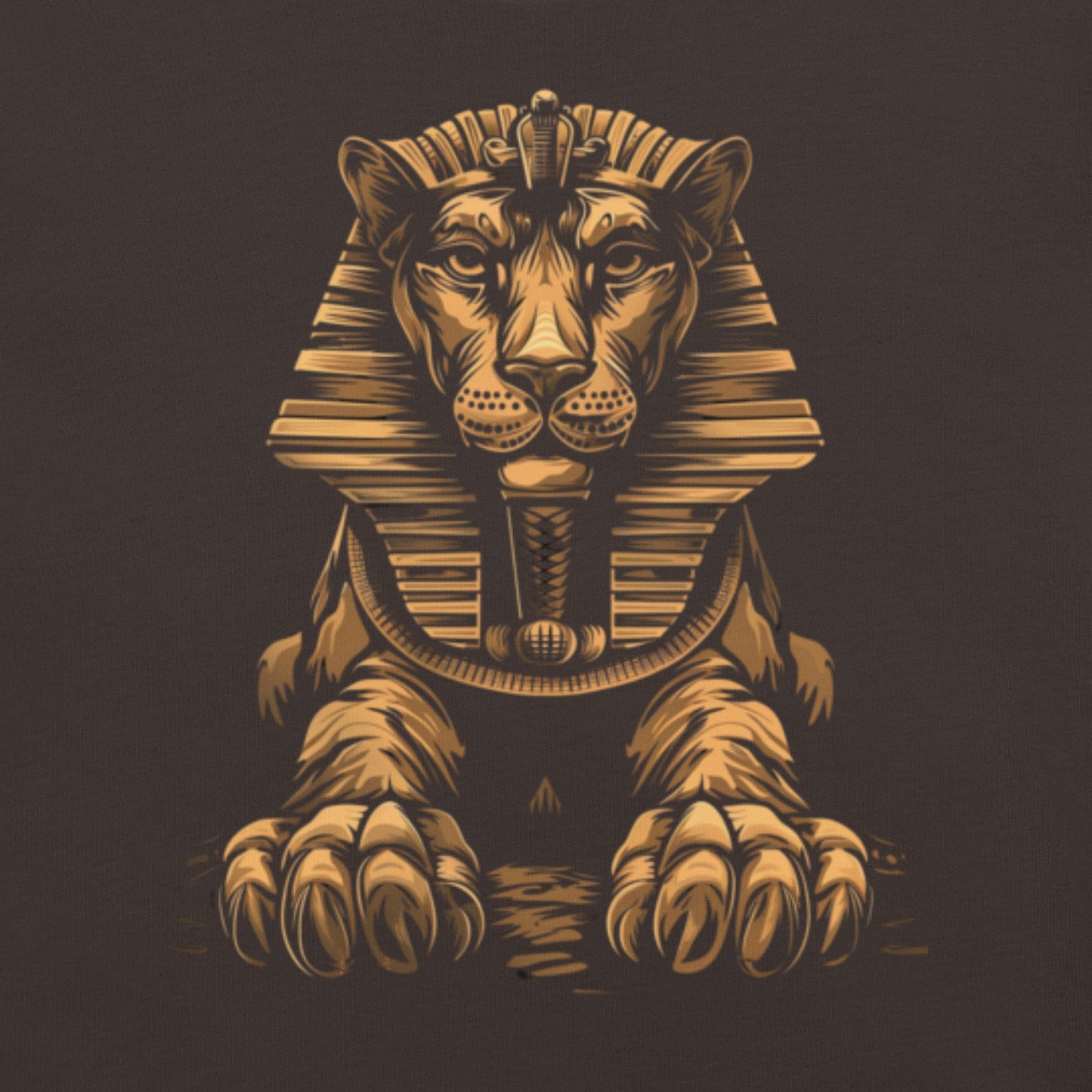 Egyptian Sphinx T-Shirt - Bold Black Apparel