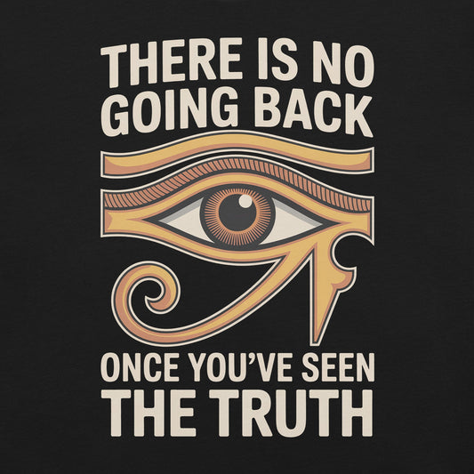Eye of Horus Truth T-Shirt - Bold Black Apparel