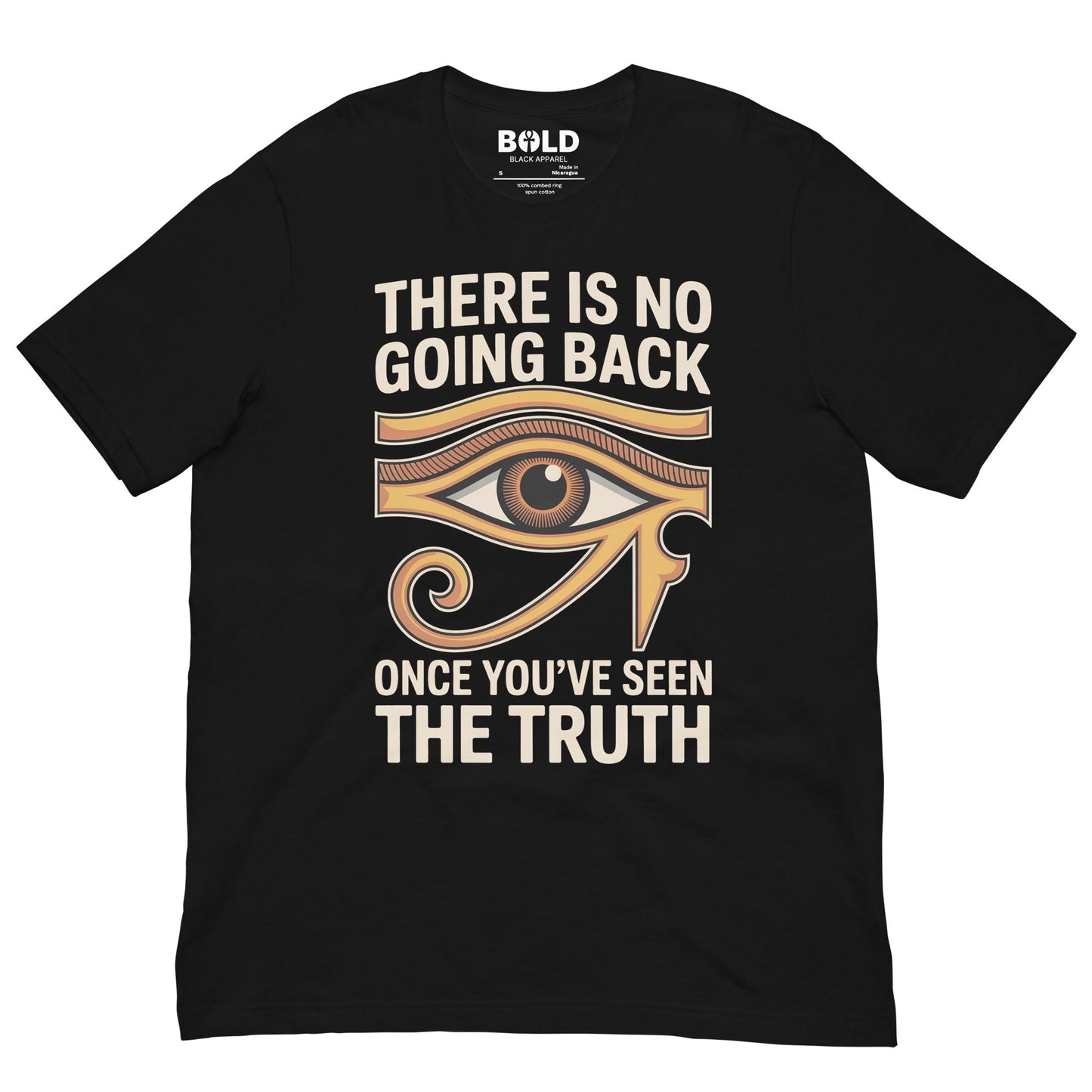 Eye of Horus Truth T-Shirt - Bold Black Apparel