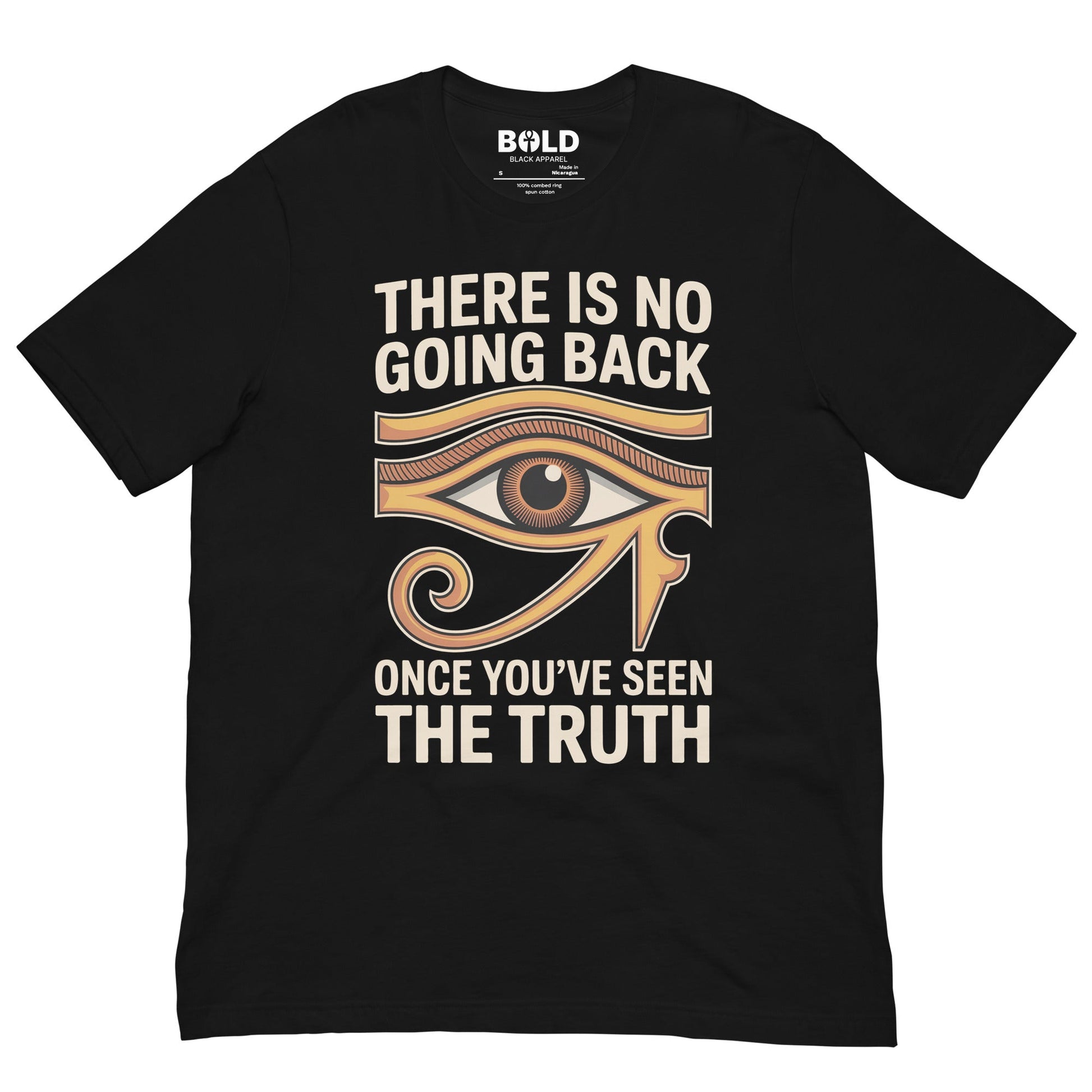 Eye of Horus Truth T-Shirt - Bold Black Apparel