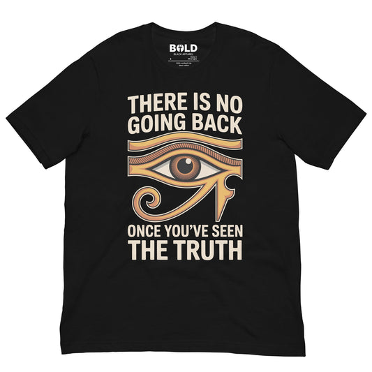 Eye of Horus Truth T-Shirt - Bold Black Apparel