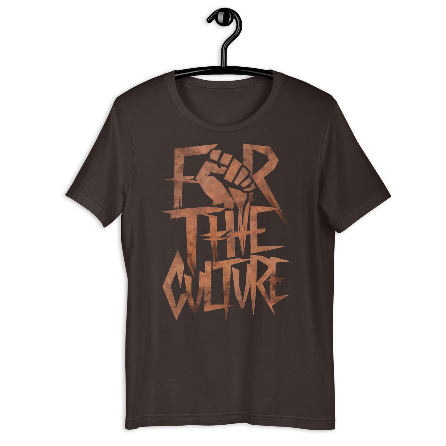 For the Culture Fist Graphic T-Shirt - Bold Black Apparel