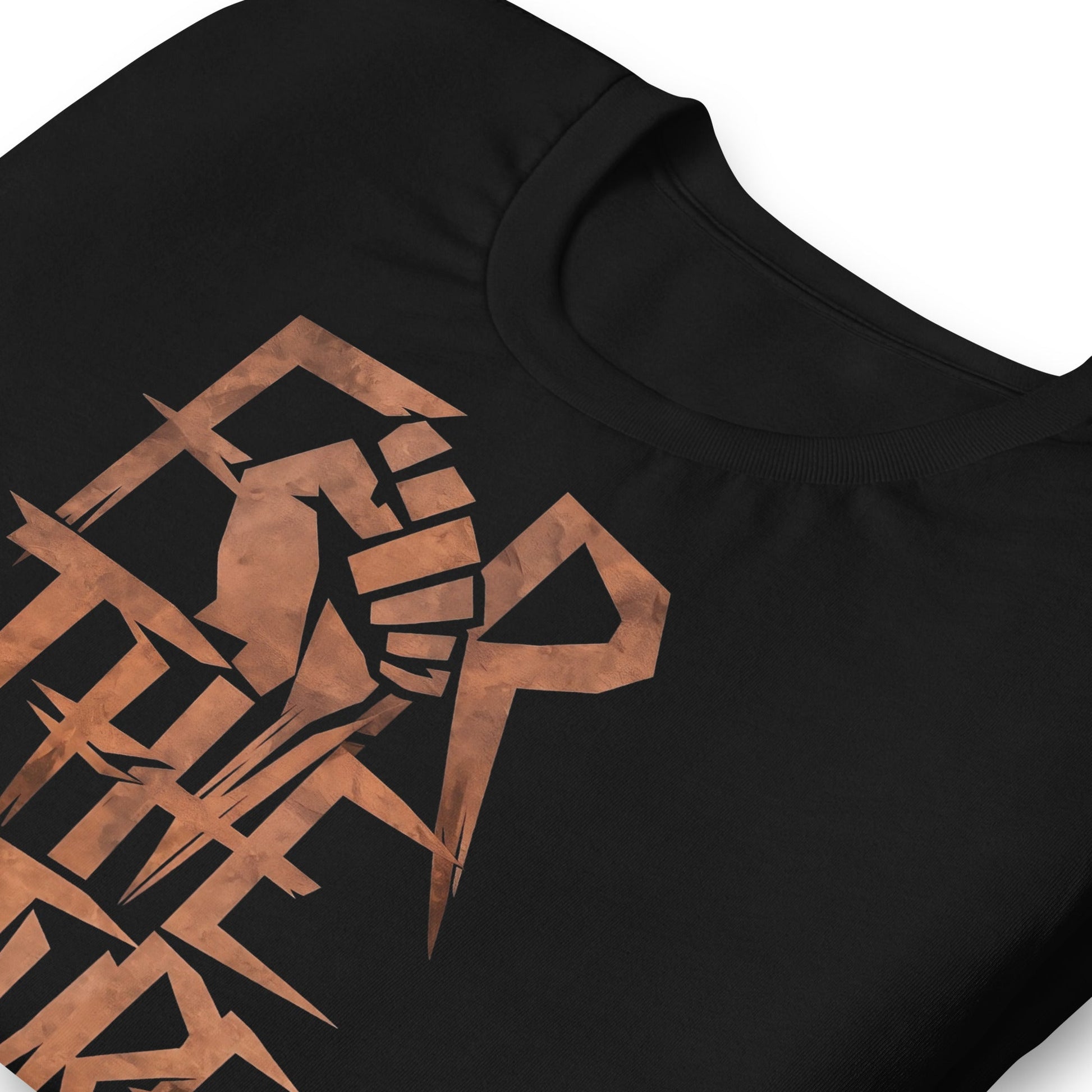 For the Culture Fist Graphic T-Shirt - Bold Black Apparel