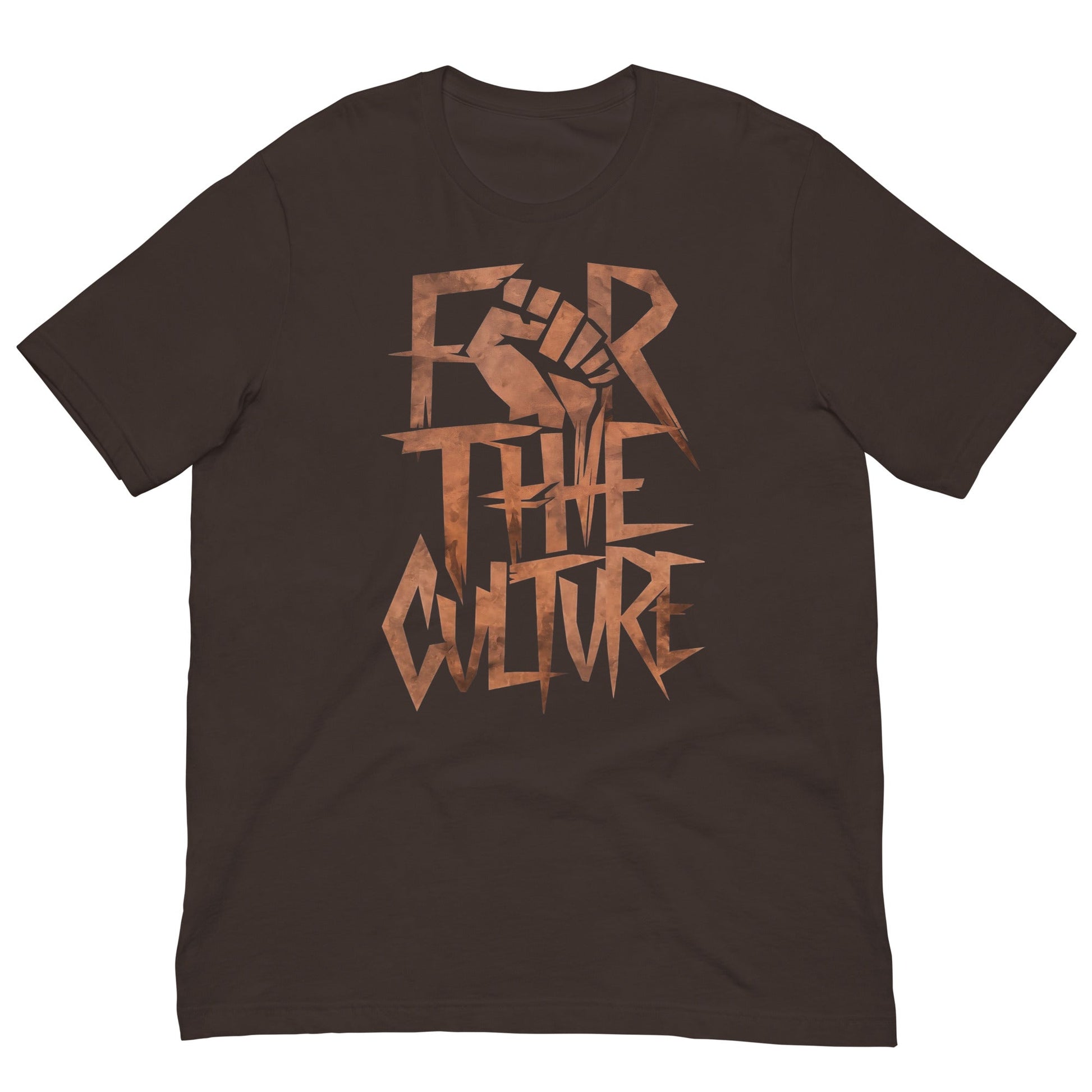 For the Culture Fist Graphic T-Shirt - Bold Black Apparel