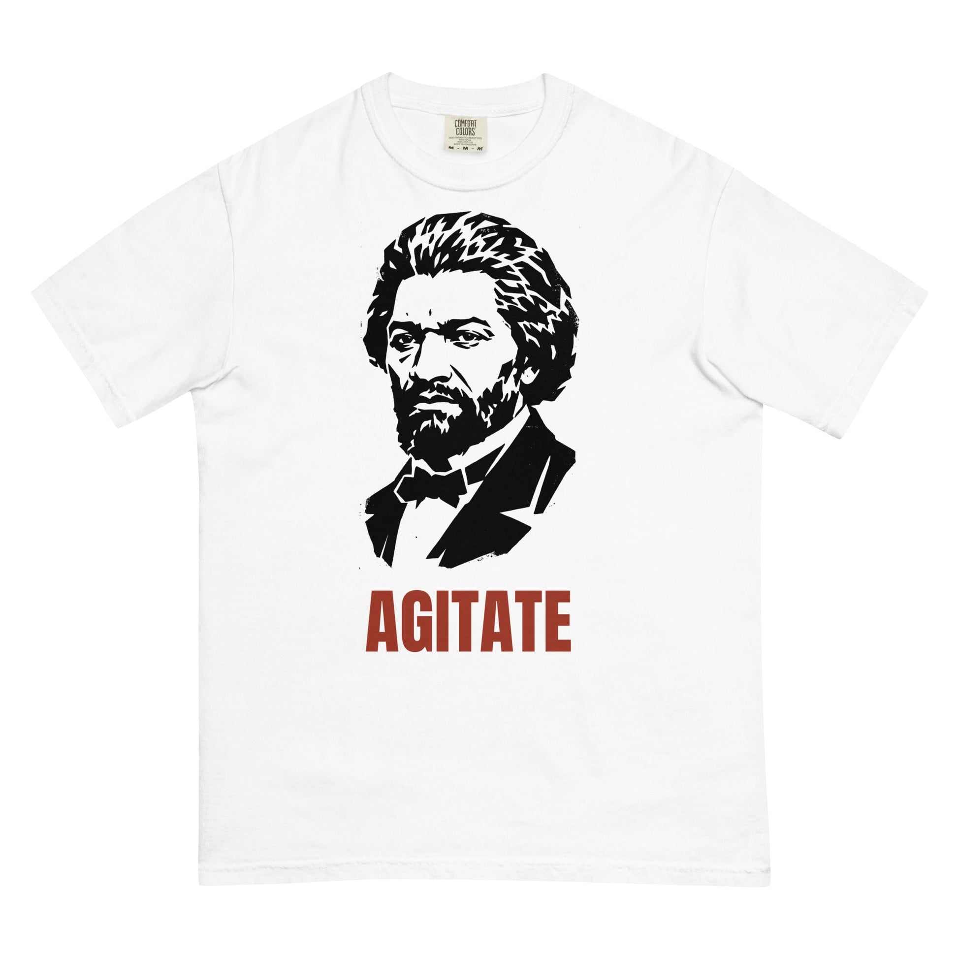 Frederick Douglass Agitate T-Shirt - Bold Black Apparel