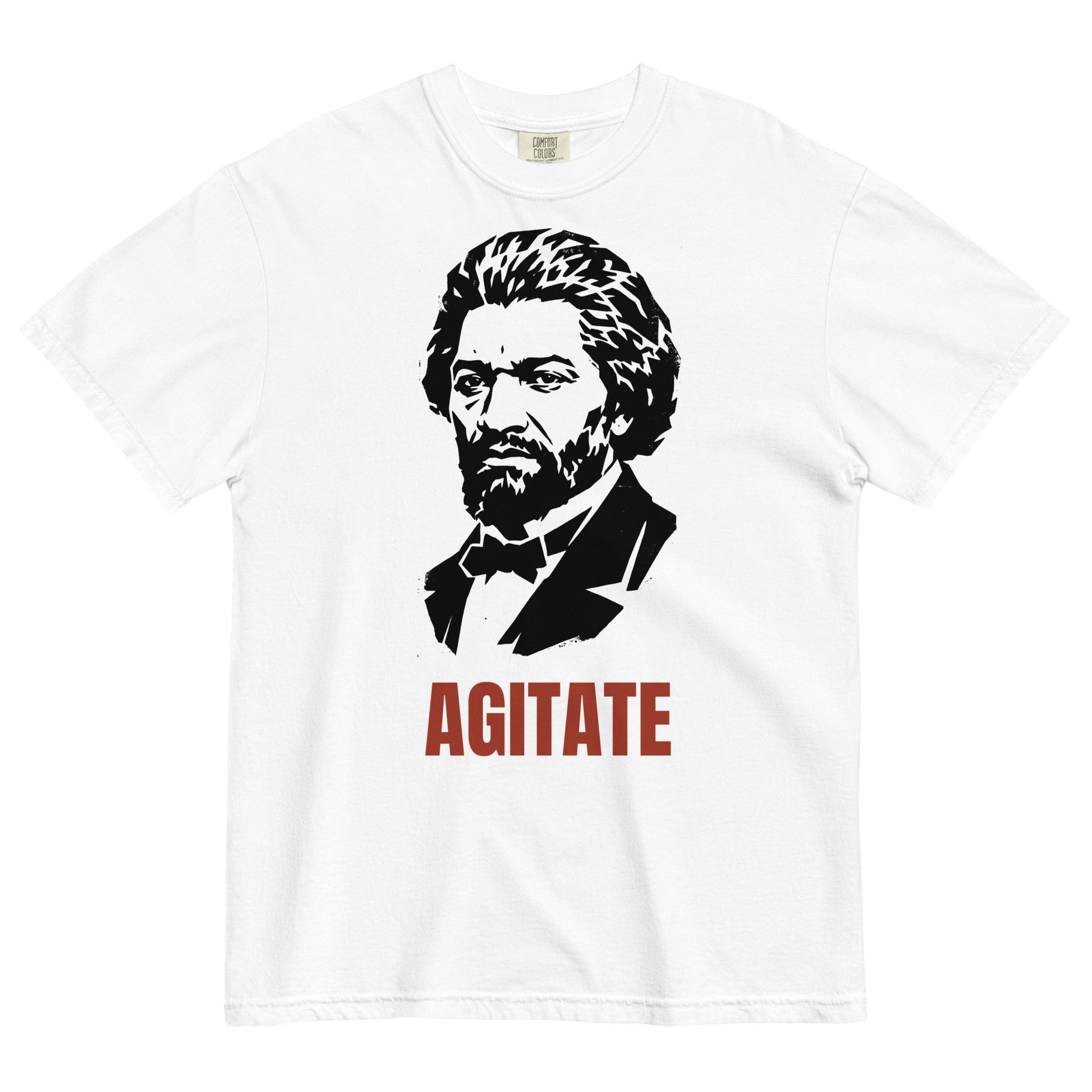 Frederick Douglass Agitate T-Shirt - Bold Black Apparel