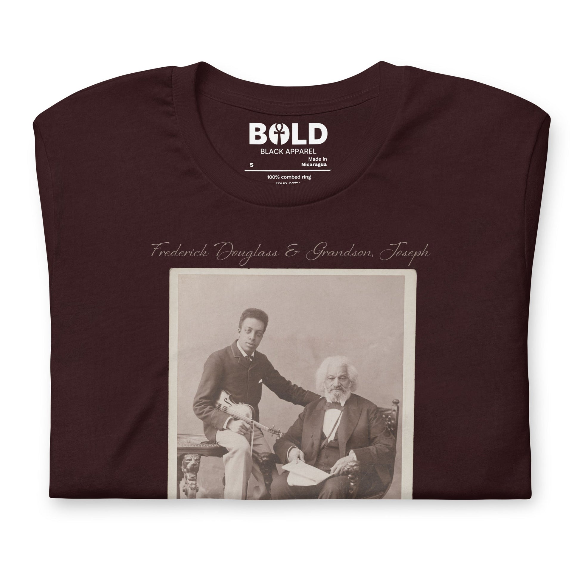 Frederick Douglass & Grandson T-Shirt - Bold Black Apparel