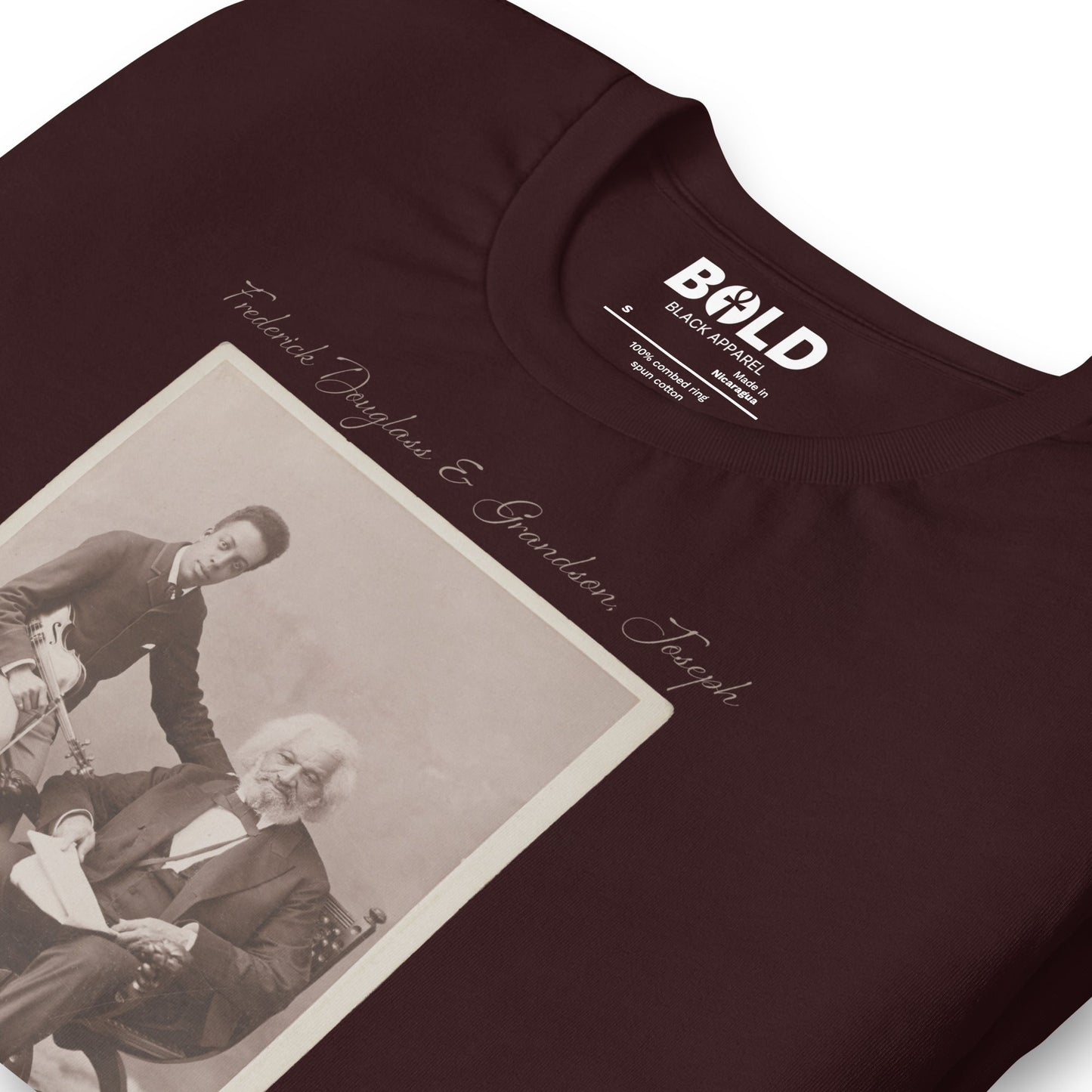 Frederick Douglass & Grandson T-Shirt - Bold Black Apparel