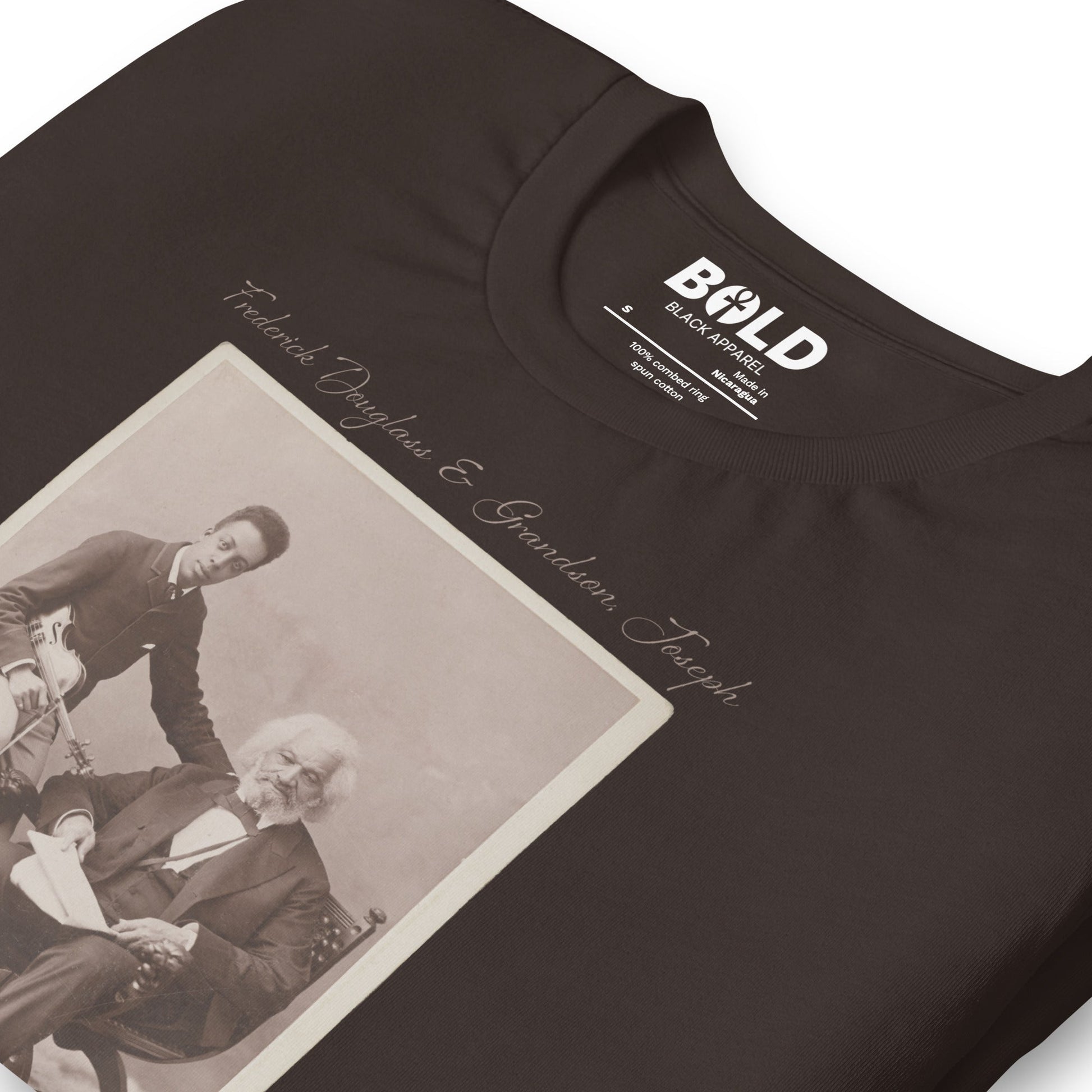 Frederick Douglass & Grandson T-Shirt - Bold Black Apparel