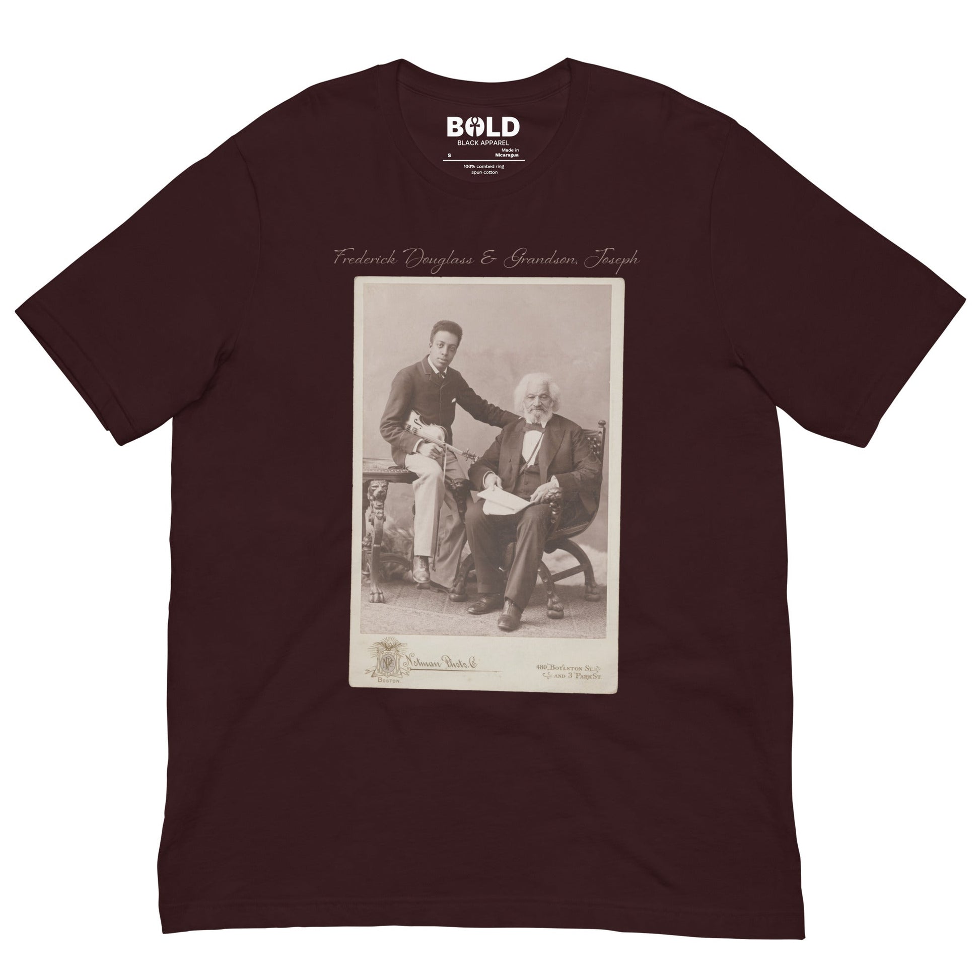 Frederick Douglass & Grandson T-Shirt - Bold Black Apparel