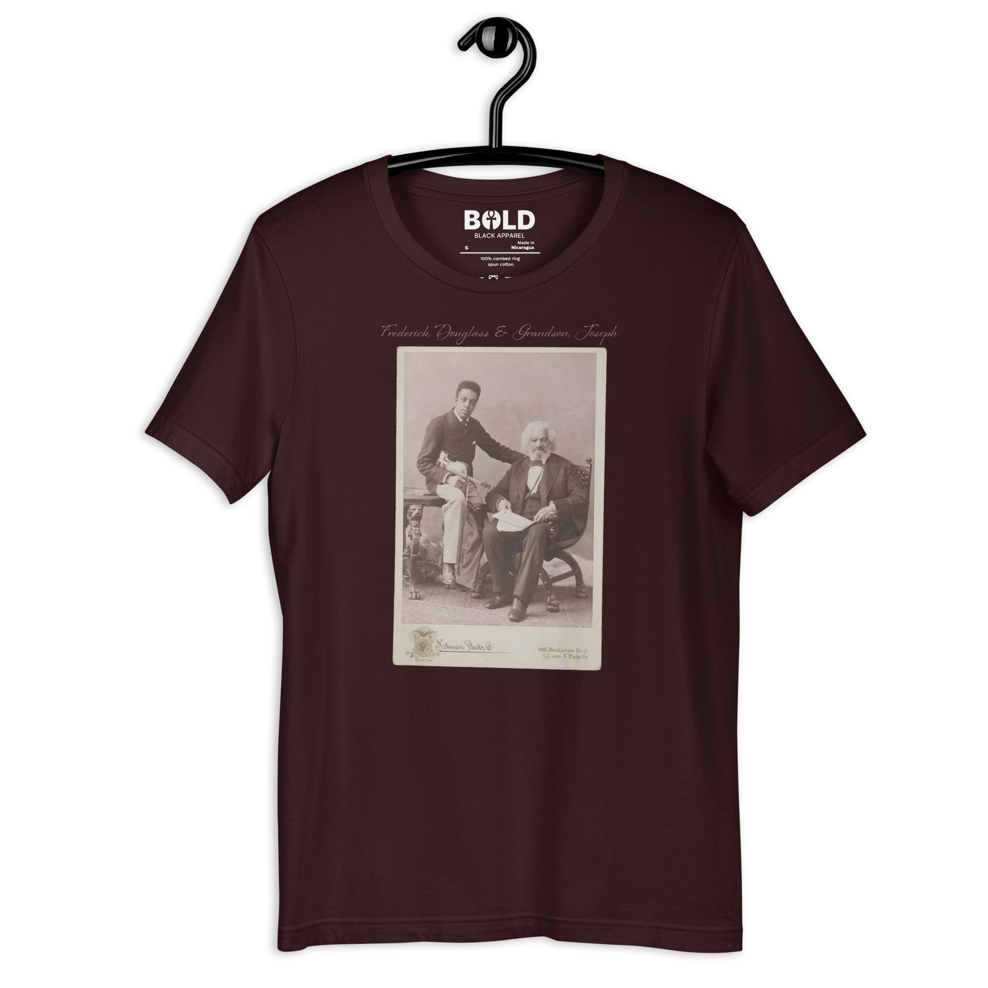 Frederick Douglass & Grandson T-Shirt - Bold Black Apparel