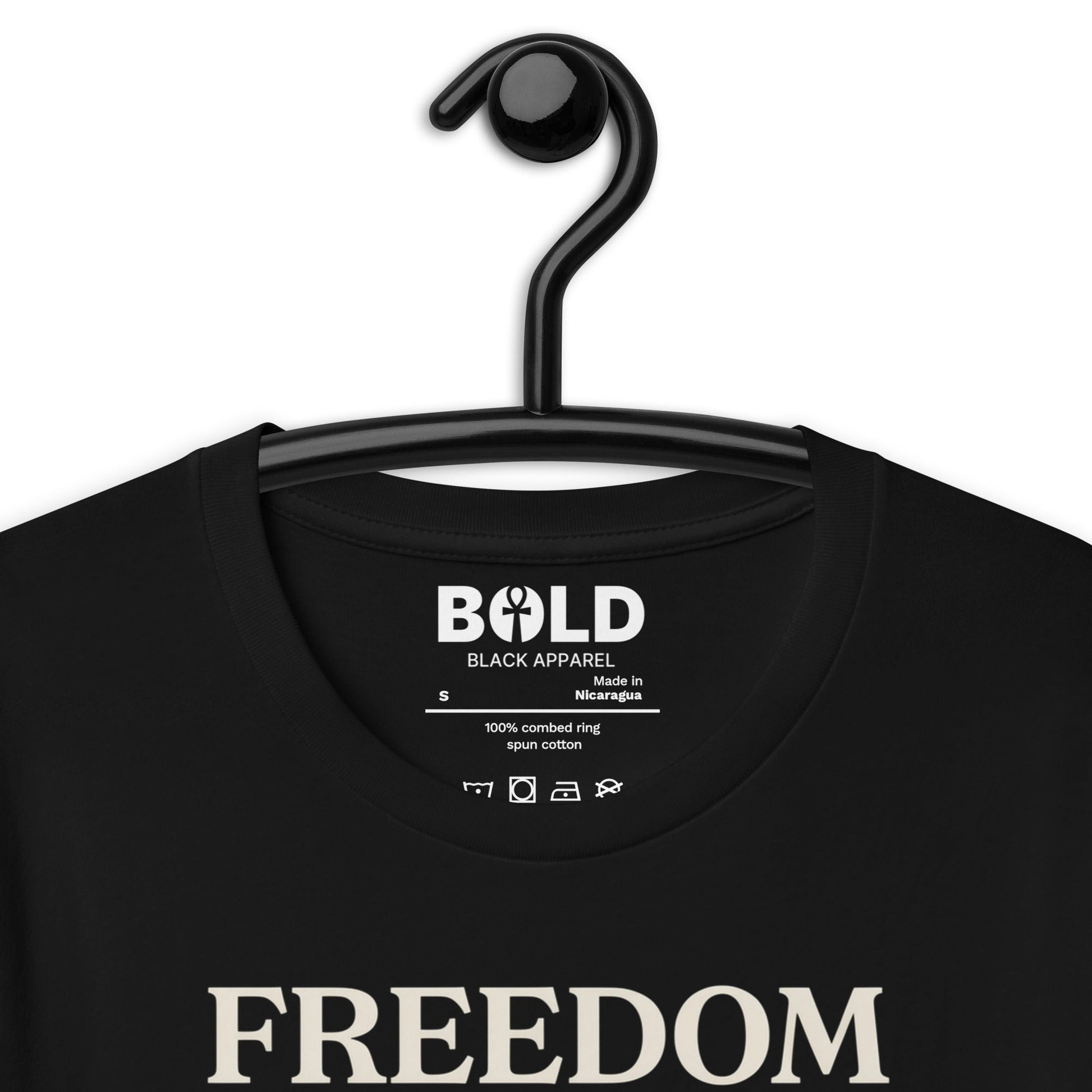Freedom Looks Good on Us Juneteenth T-Shirt - Bold Black Apparel