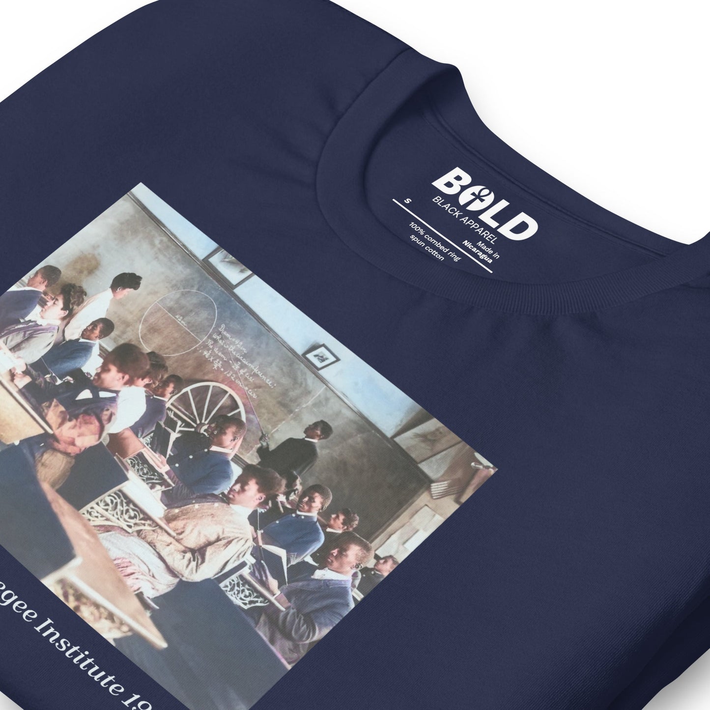 Geometry at Tuskegee Institute 1902 T-Shirt - Bold Black Apparel