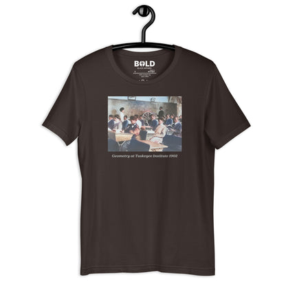 Geometry at Tuskegee Institute 1902 T-Shirt - Bold Black Apparel