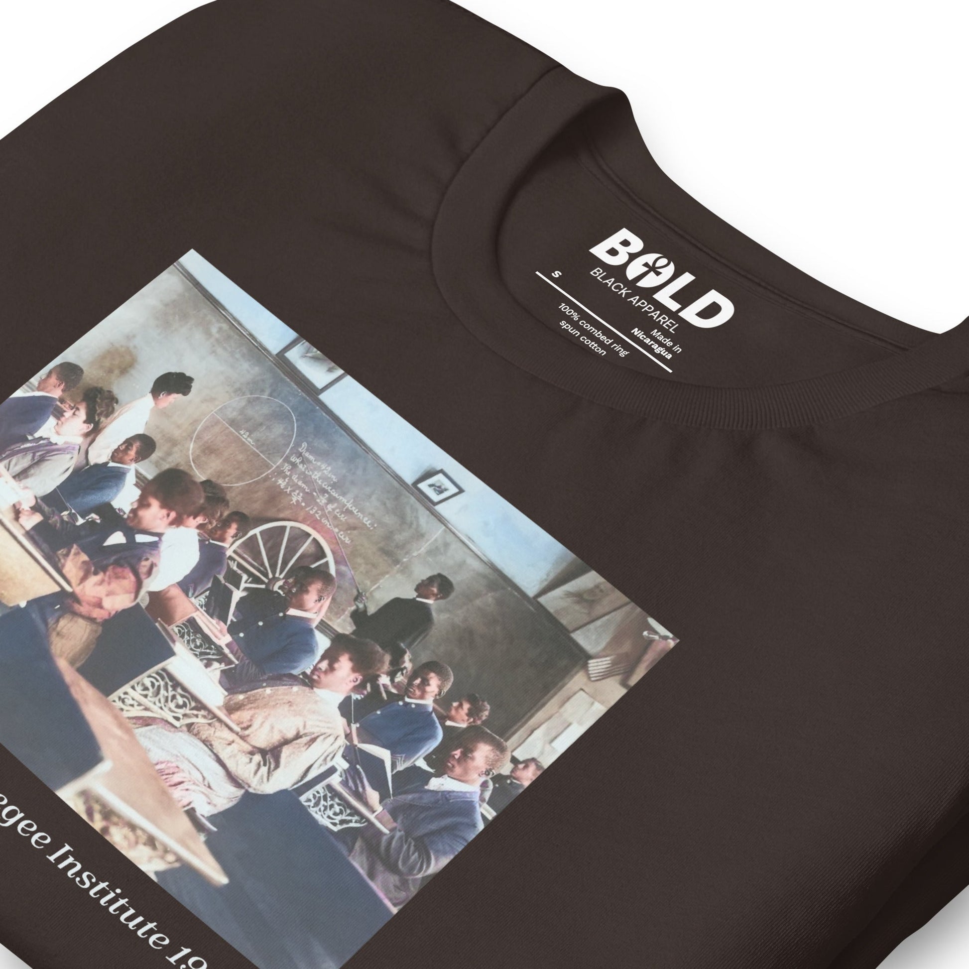 Geometry at Tuskegee Institute 1902 T-Shirt - Bold Black Apparel