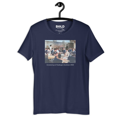 Geometry at Tuskegee Institute 1902 T-Shirt - Bold Black Apparel