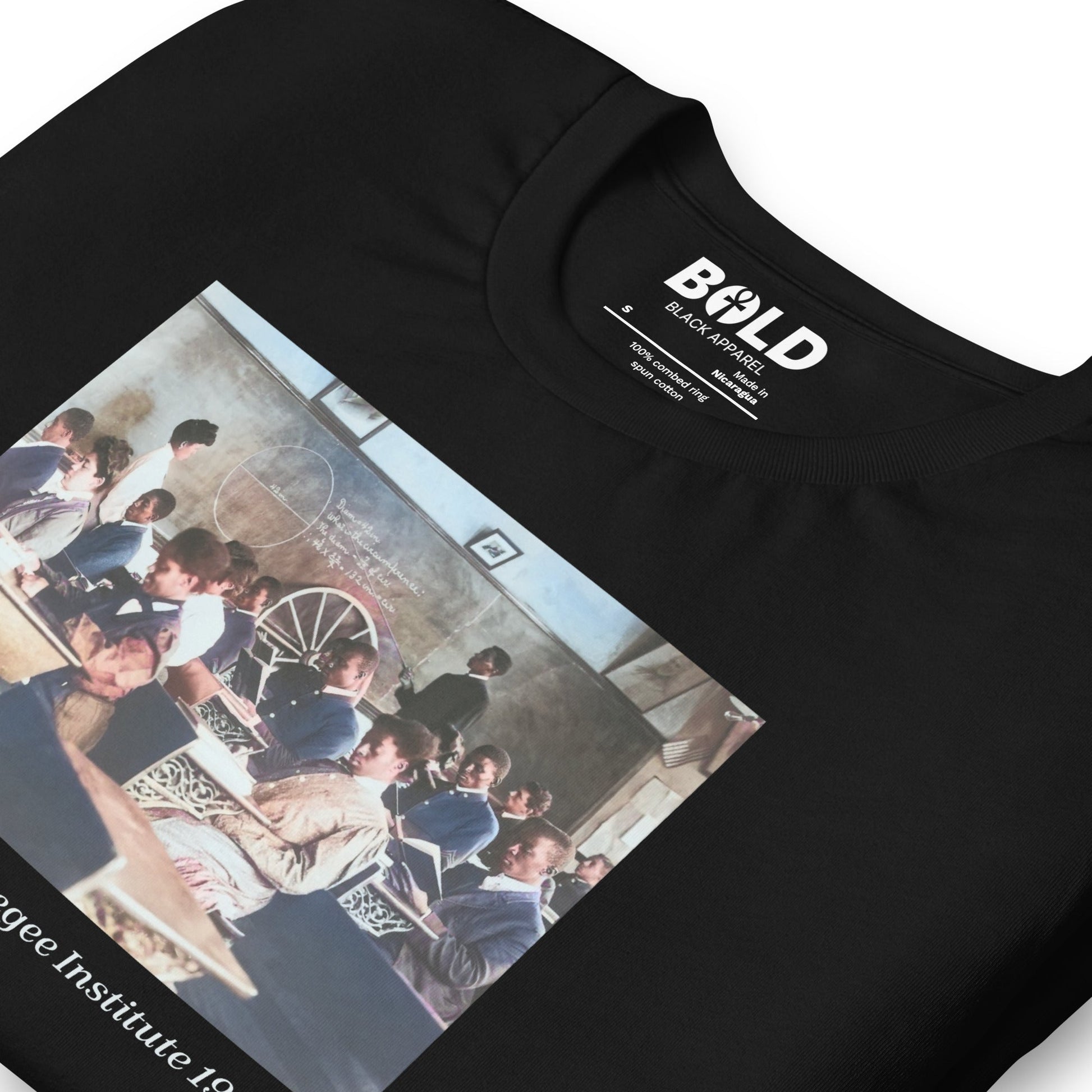 Geometry at Tuskegee Institute 1902 T-Shirt - Bold Black Apparel