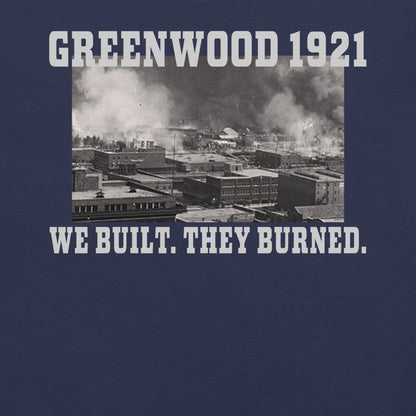Greenwood Tulsa 1921 T-Shirt - Bold Black Apparel