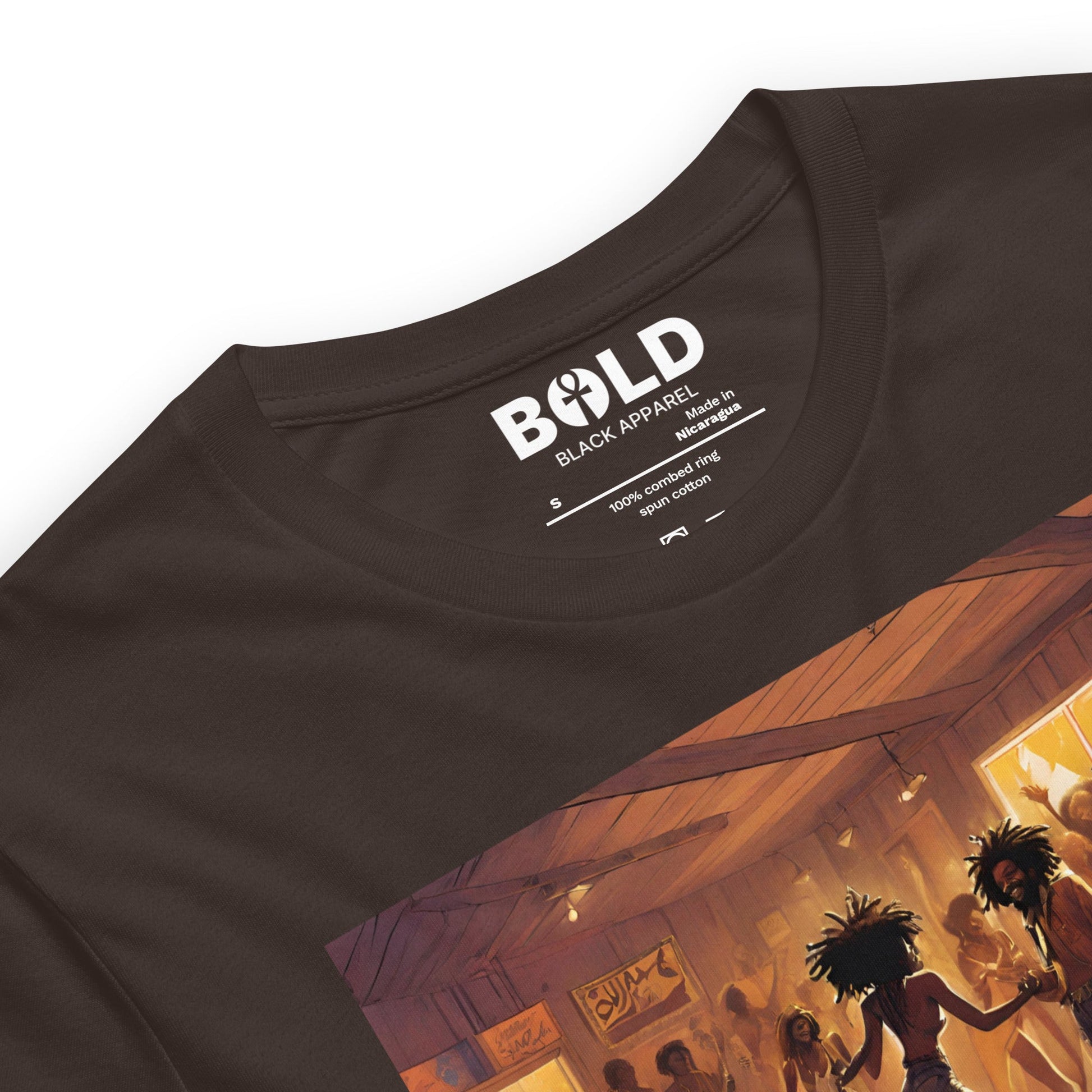 Groove: Black Dance Party T-Shirt - Bold Black Apparel