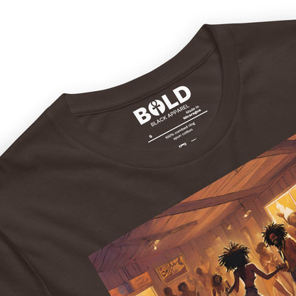 Groove: Black Dance Party T-Shirt - Bold Black Apparel