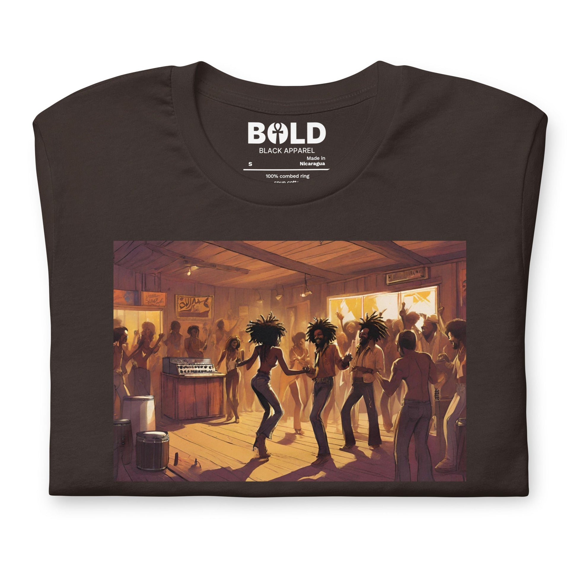 Groove: Black Dance Party T-Shirt - Bold Black Apparel