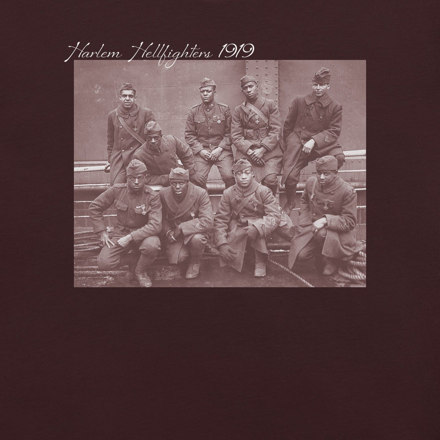 Harlem Hellfighters 1919 T-Shirt - Bold Black Apparel