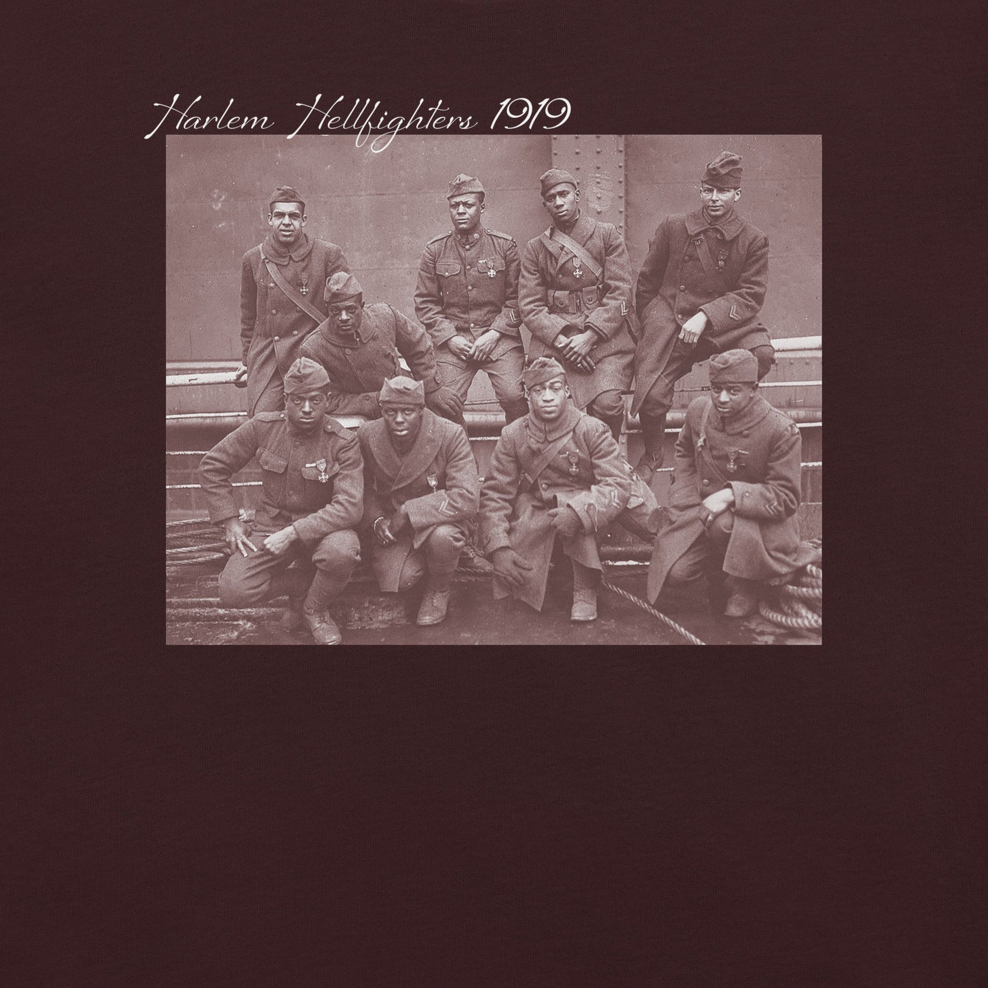 Harlem Hellfighters 1919 T-Shirt - Bold Black Apparel