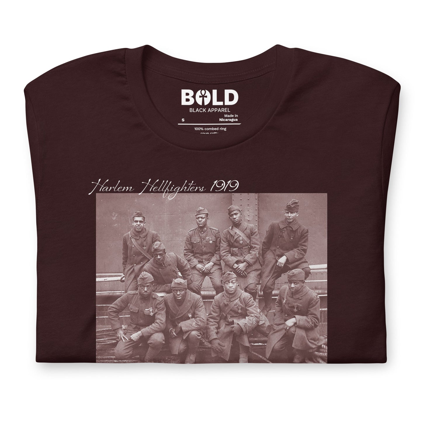 Harlem Hellfighters 1919 T-Shirt - Bold Black Apparel