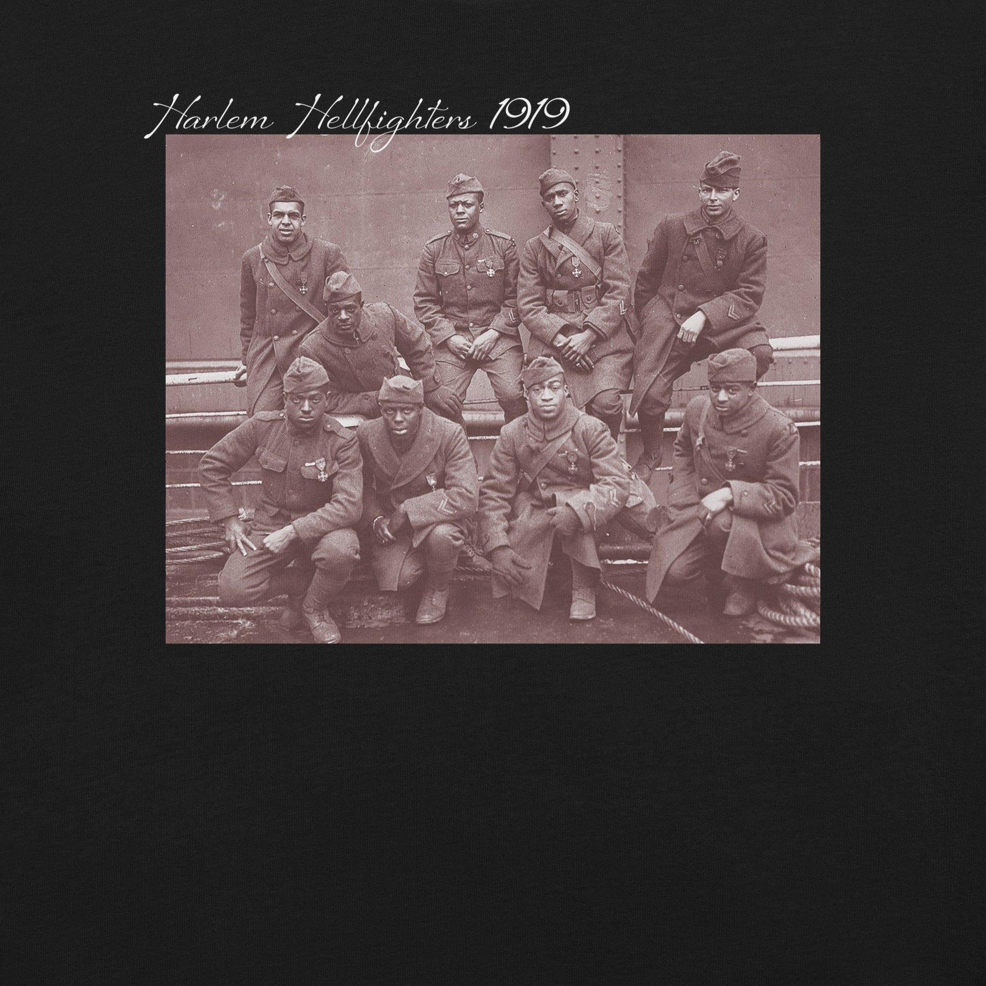 Harlem Hellfighters 1919 T-Shirt - Bold Black Apparel