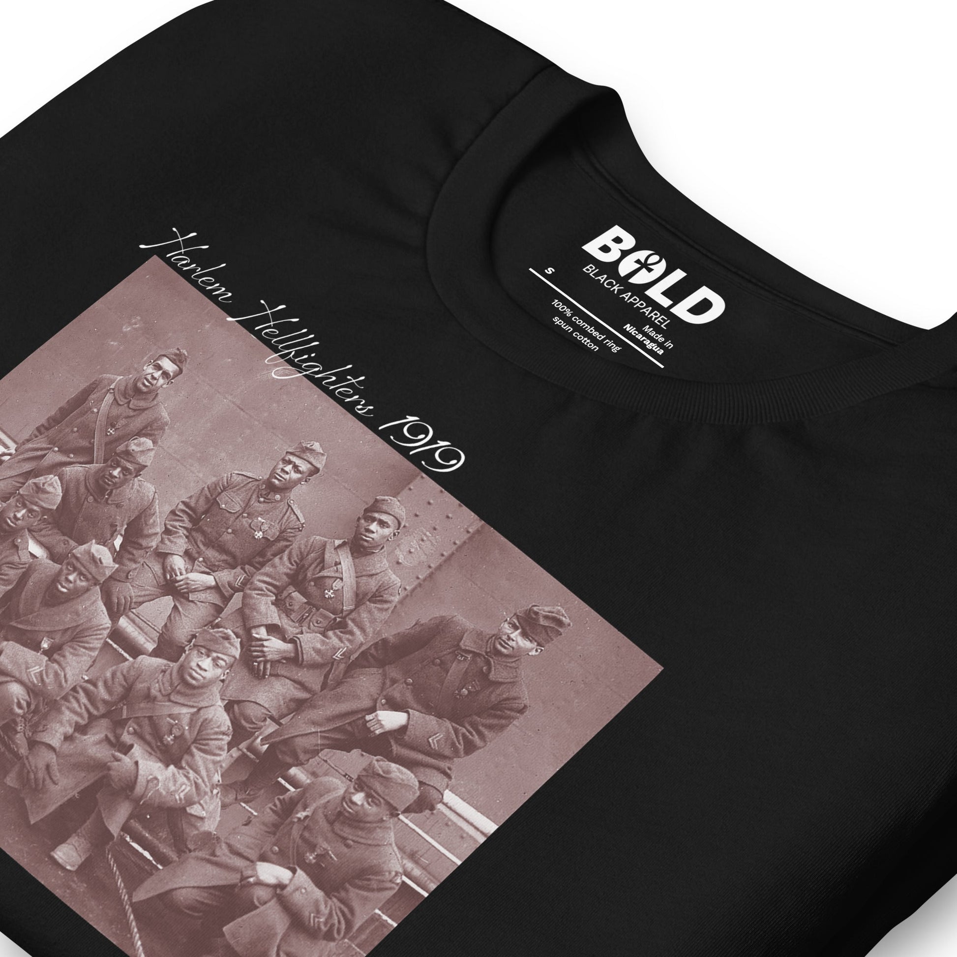 Harlem Hellfighters 1919 T-Shirt - Bold Black Apparel