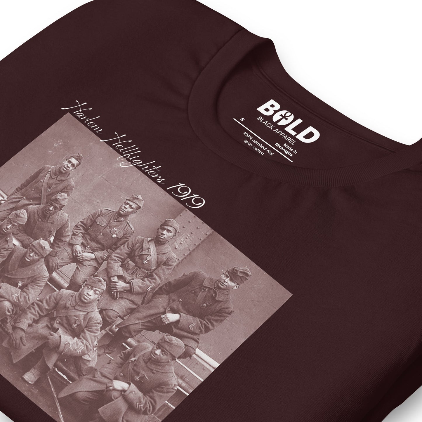 Harlem Hellfighters 1919 T-Shirt - Bold Black Apparel