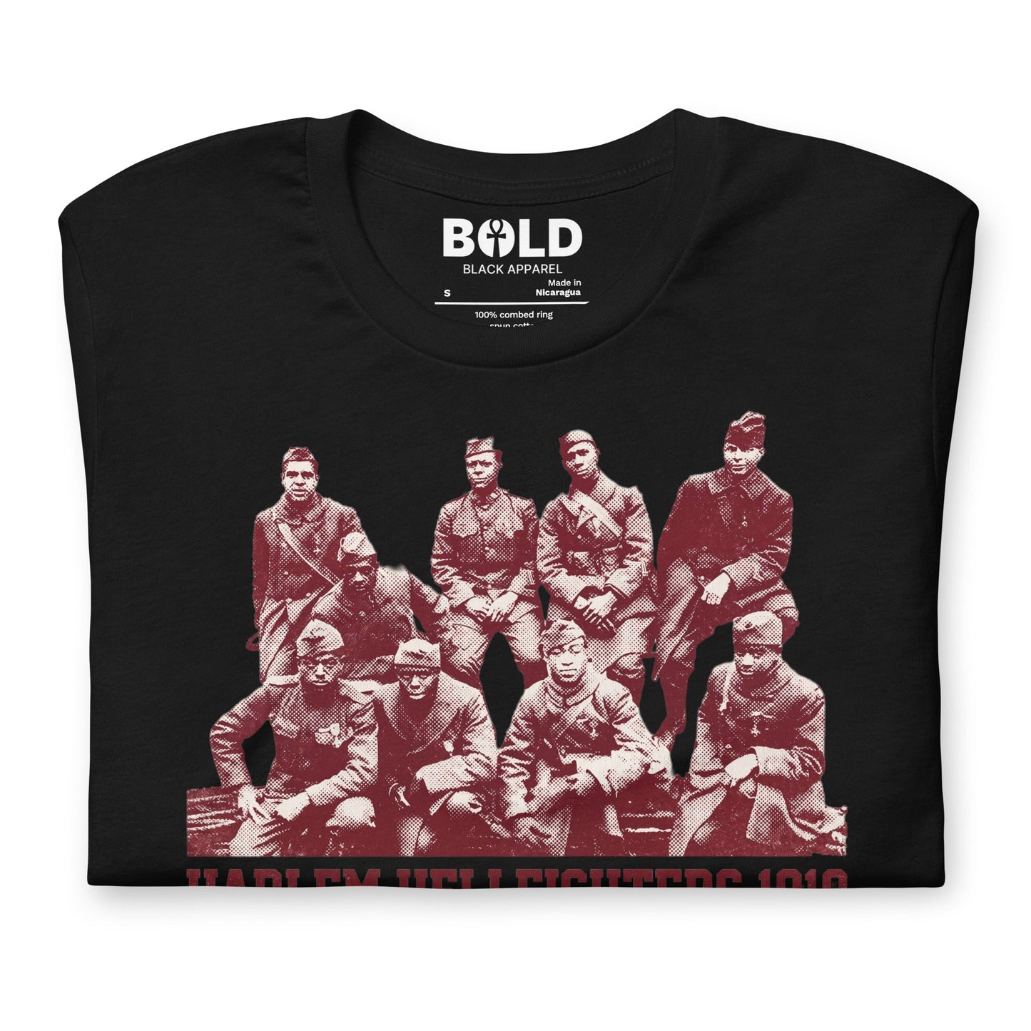 Harlem Hellfighters T-Shirt - Bold Black Apparel