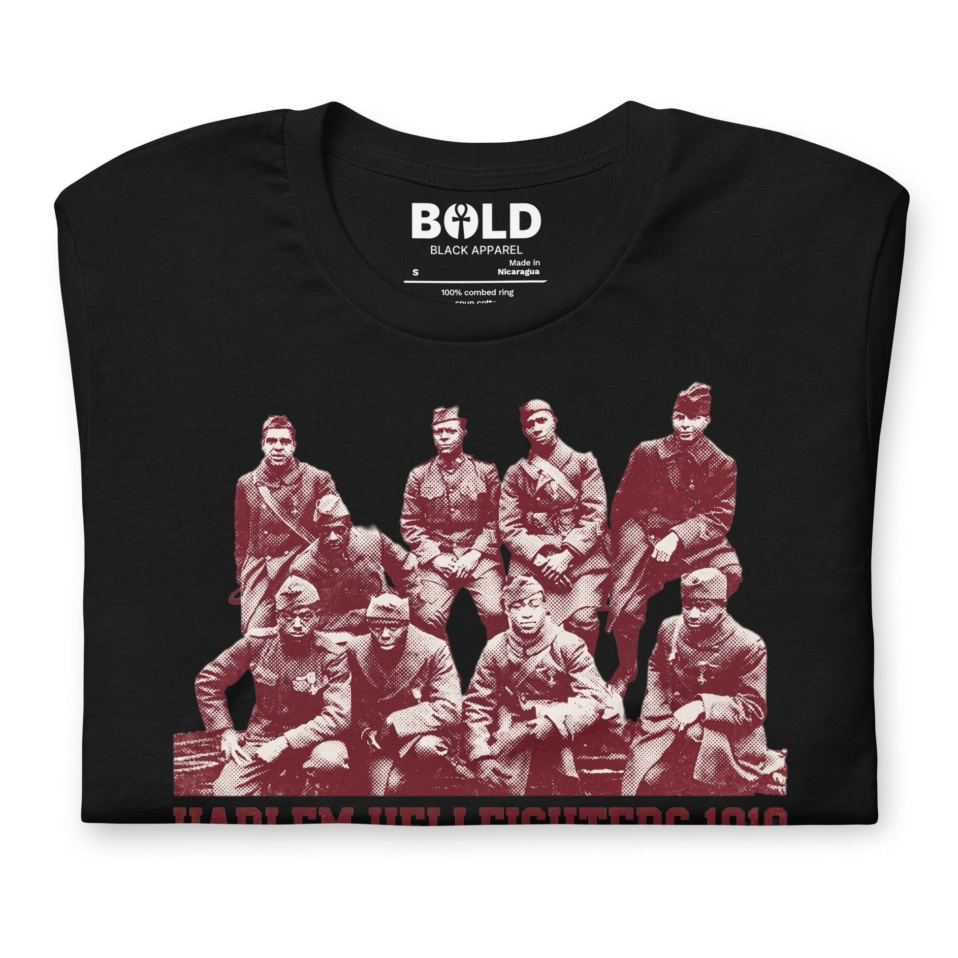 Harlem Hellfighters T-Shirt - Bold Black Apparel