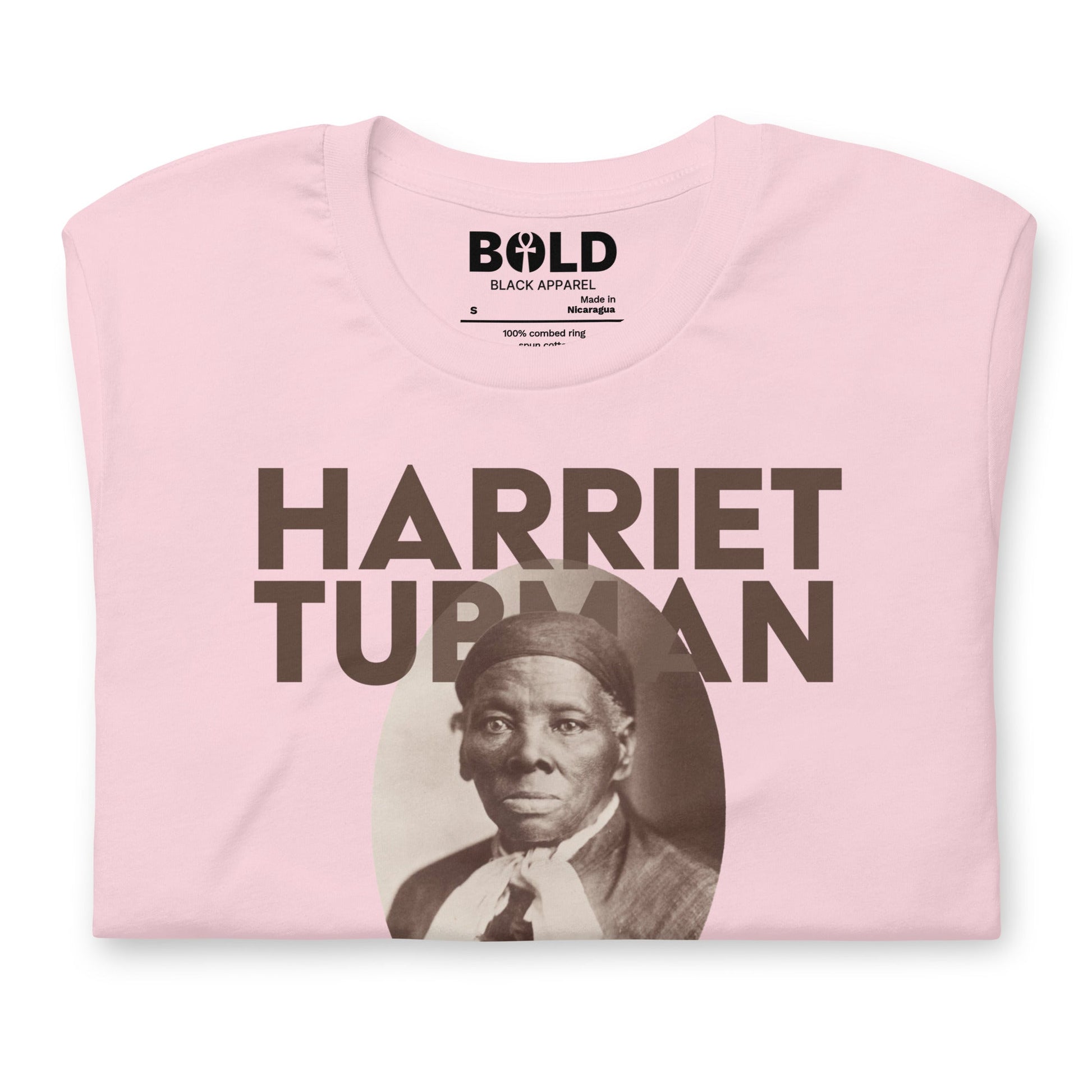 Harriet Tubman Portrait T-Shirt - Bold Black Apparel