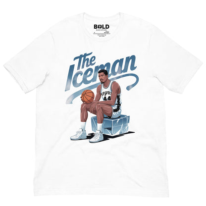 Iceman George Gervin T-Shirt - Bold Black Apparel