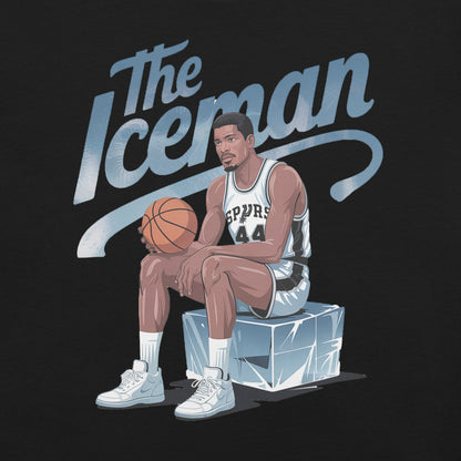 Iceman George Gervin T-Shirt - Bold Black Apparel