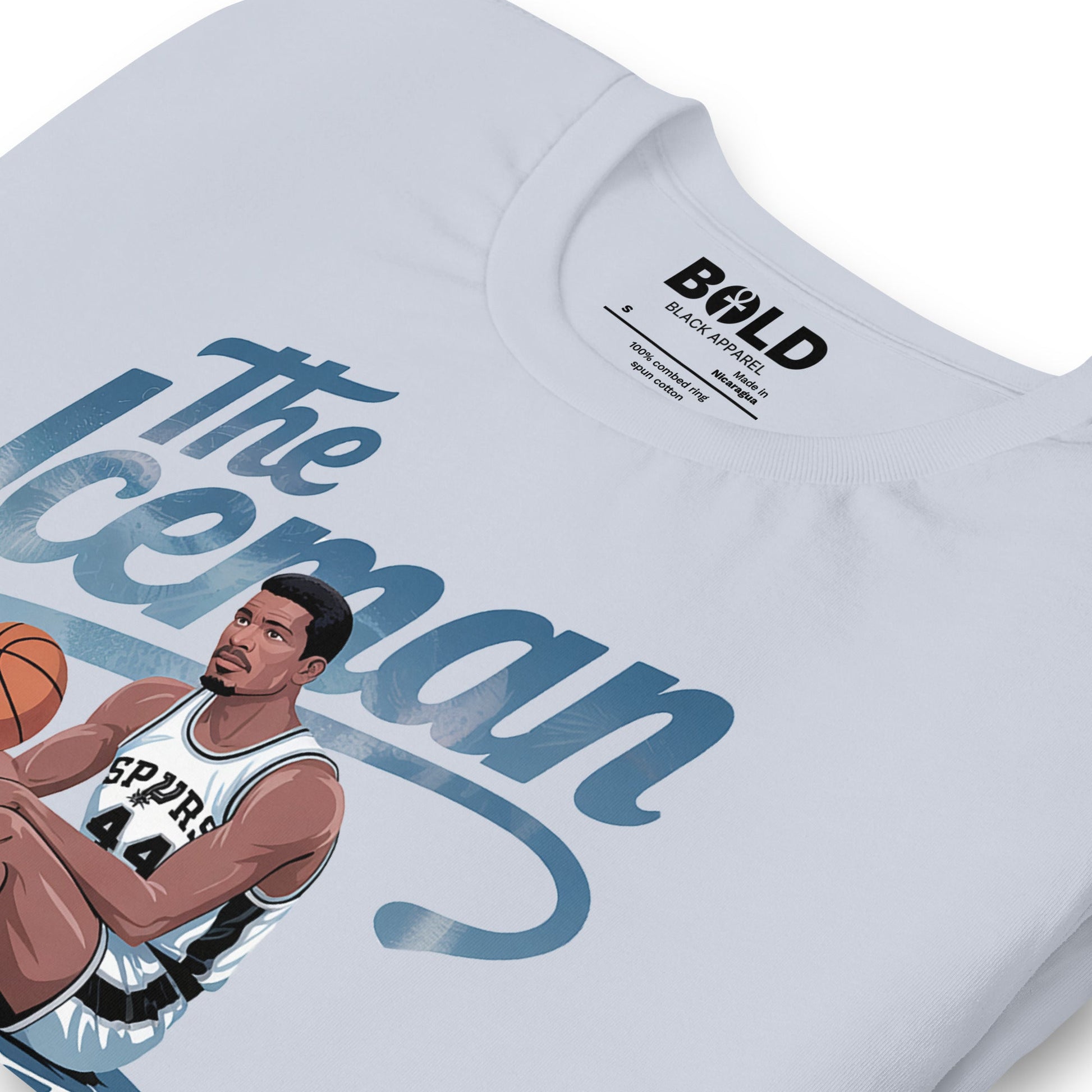 Iceman George Gervin T-Shirt - Bold Black Apparel