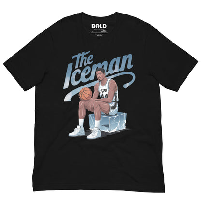 Iceman George Gervin T-Shirt - Bold Black Apparel