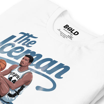 Iceman George Gervin T-Shirt - Bold Black Apparel